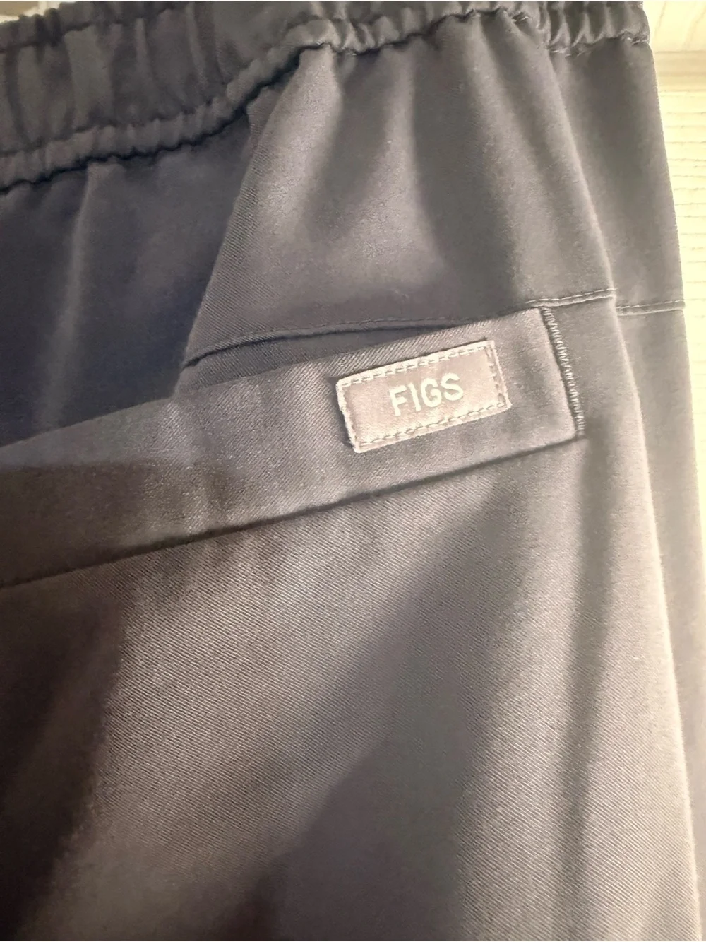 FIGS Jogger Scrub Pants Tansen Graphite Gray Blue Drawstring Mens Small S 32